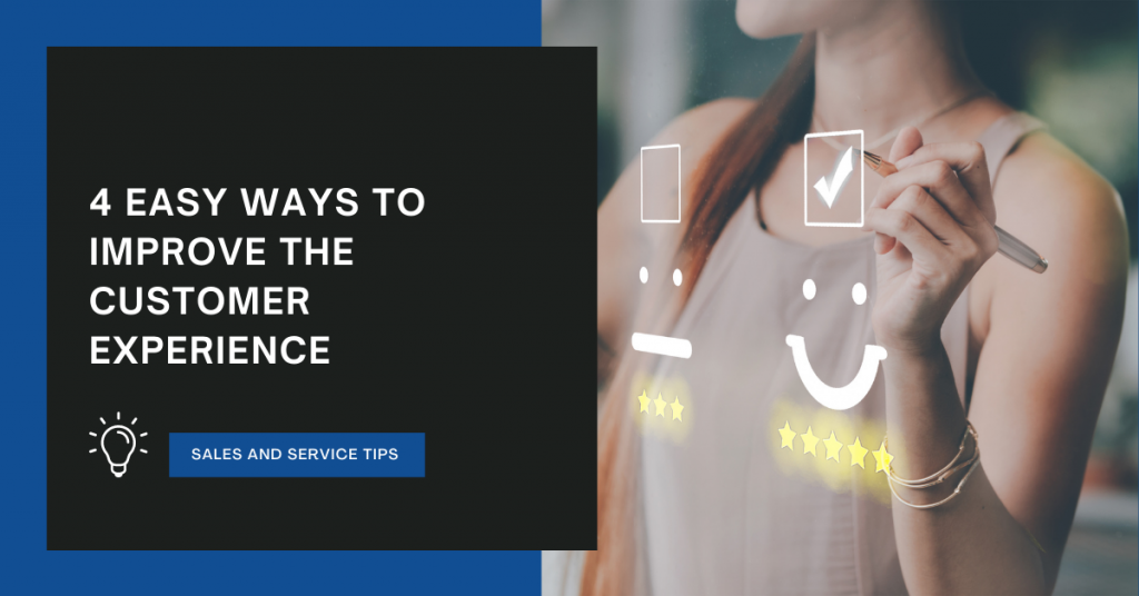 Article - 4 Easy ways to improve the customer experience